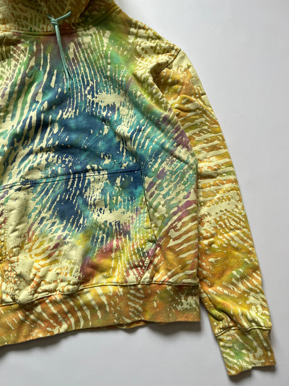 Adidas x Pharrell Williams finger print hoodie tie dye