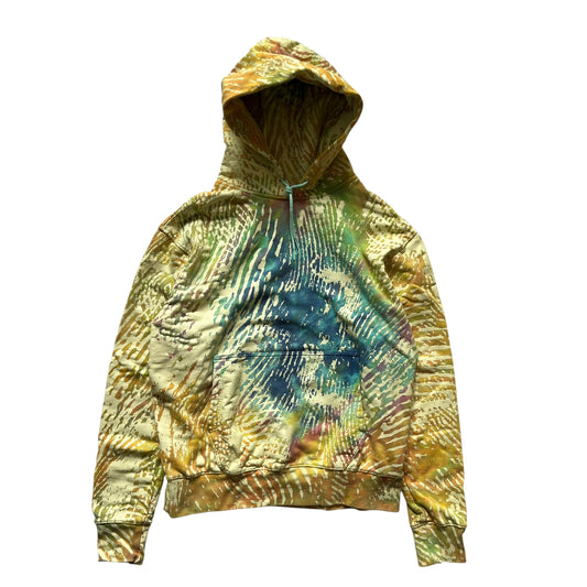 Adidas x Pharrell Williams finger print hoodie tie dye