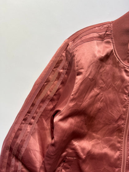 Woman’s Adidas pink bomber jacket full zip