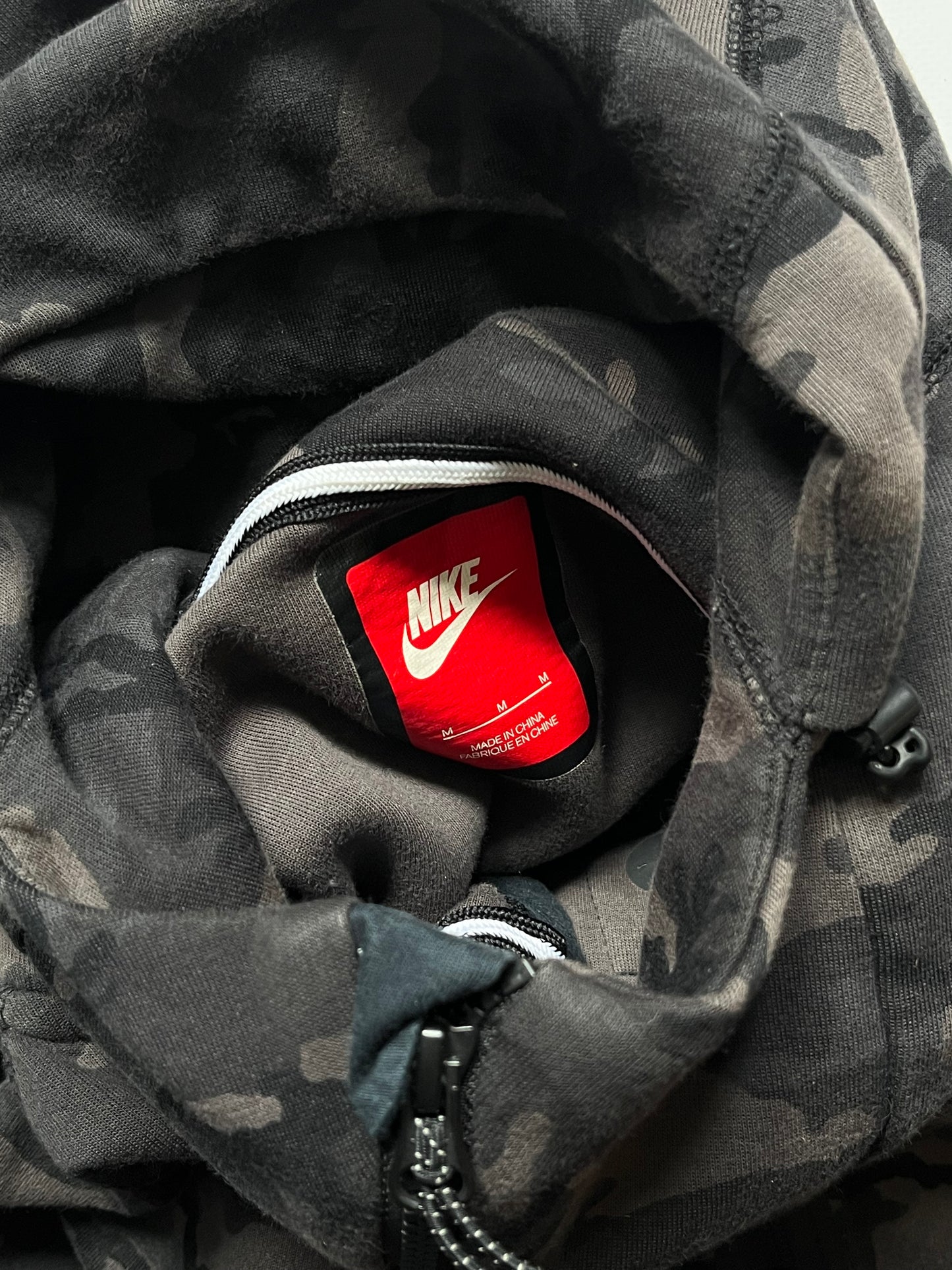 Nike camo Tech Fleece full zip hoodie