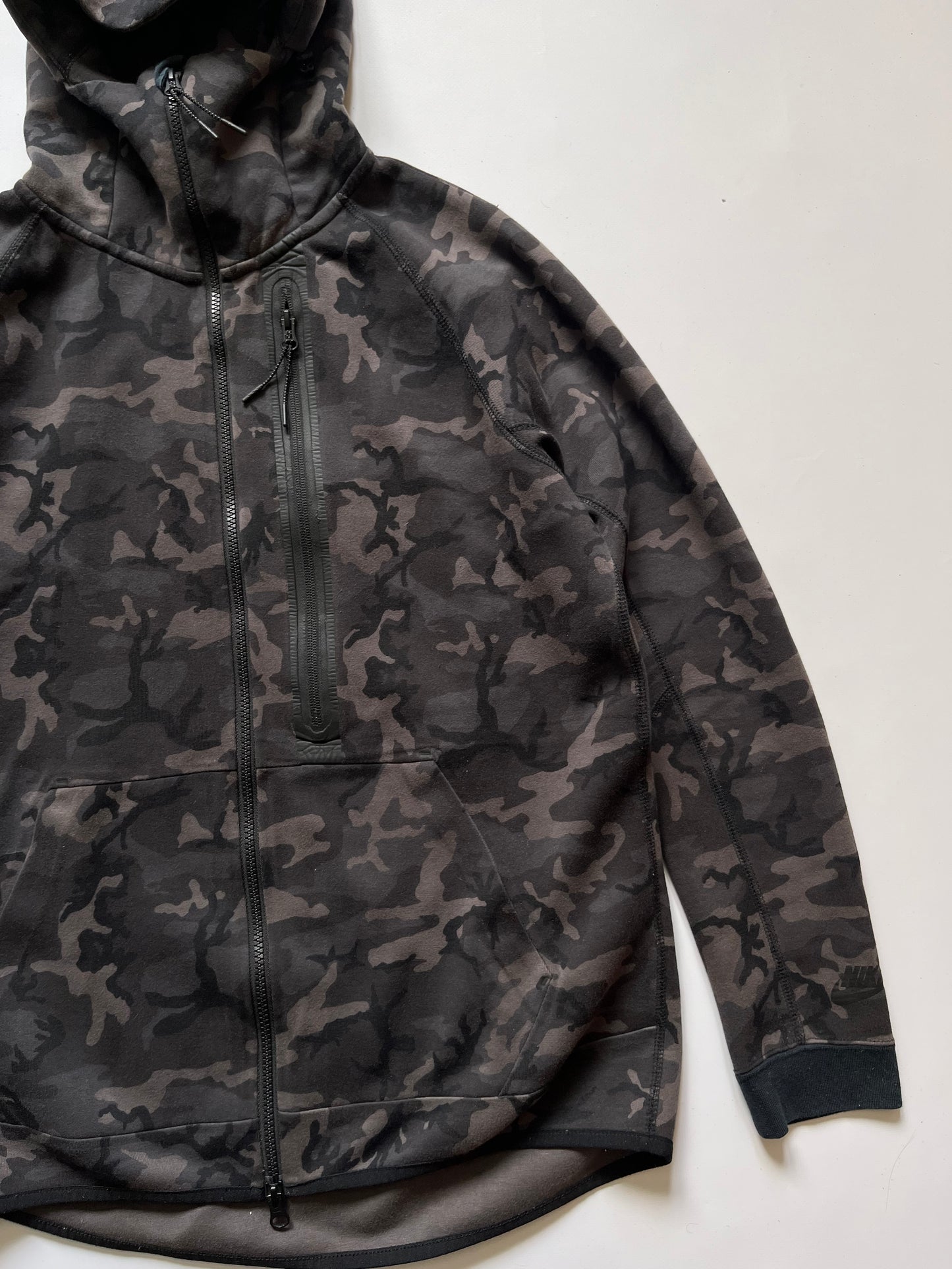 Nike camo Tech Fleece full zip hoodie