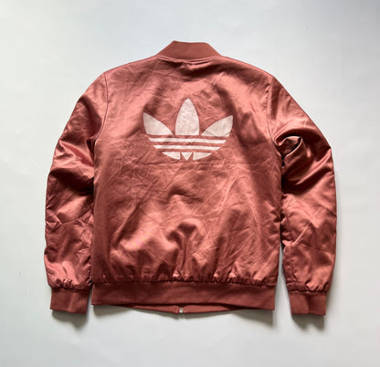 Woman’s Adidas pink bomber jacket full zip