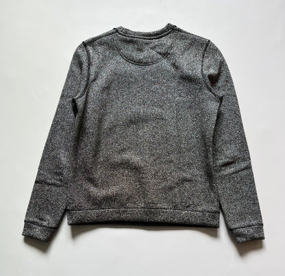 Kenzo Paris Glitter Metal Silver Purple Sweatshirt