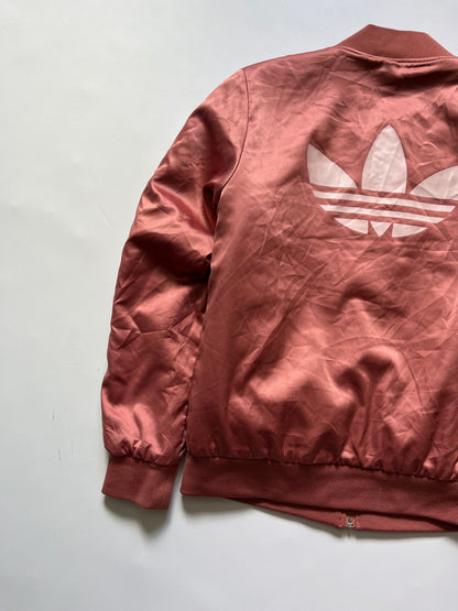Woman’s Adidas pink bomber jacket full zip