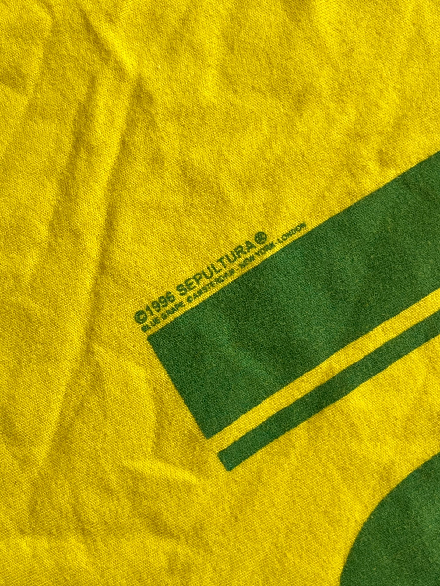 1996 SEPULTURA Brazil #10 concert T-shirt
