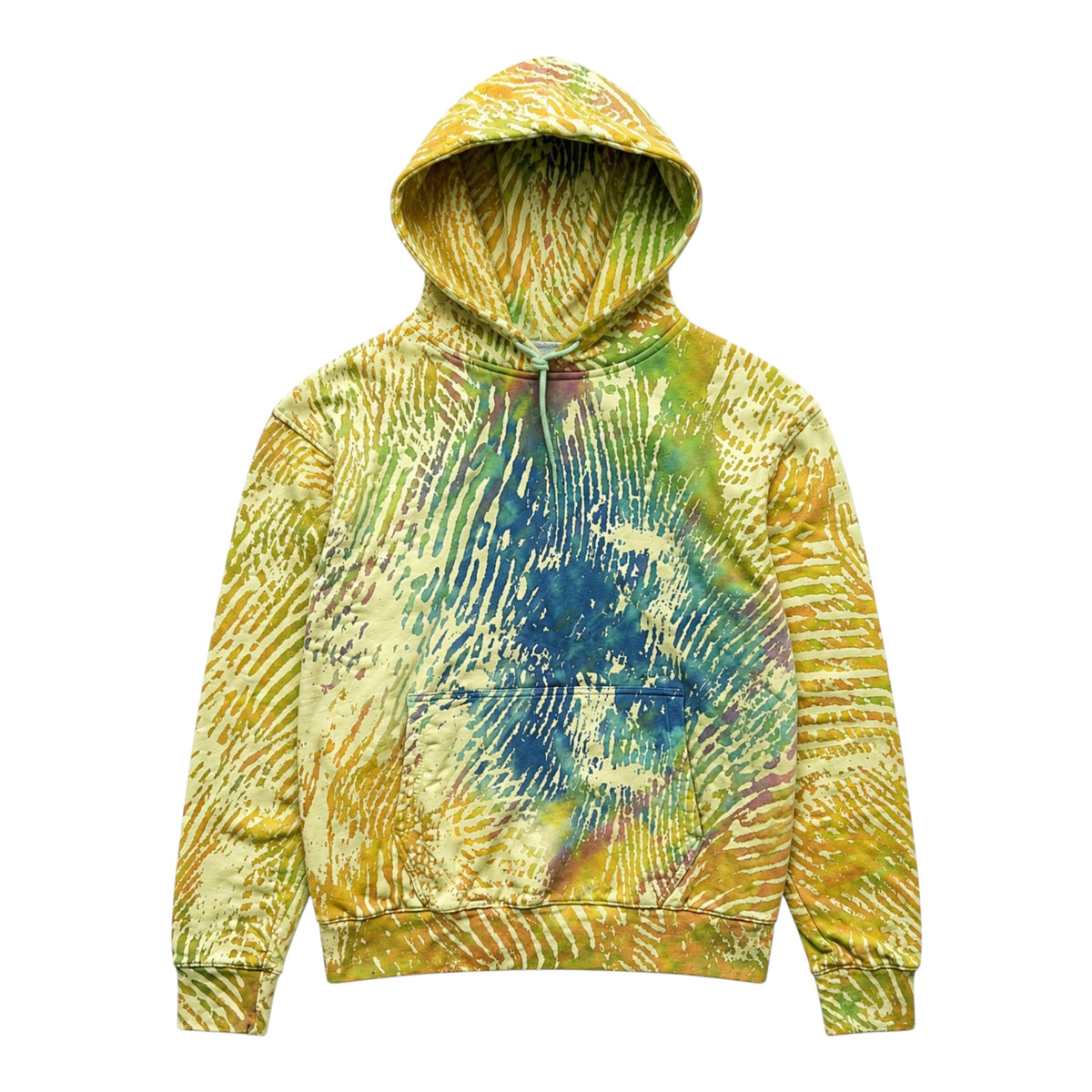 Adidas x Pharrell Williams finger print hoodie tie dye